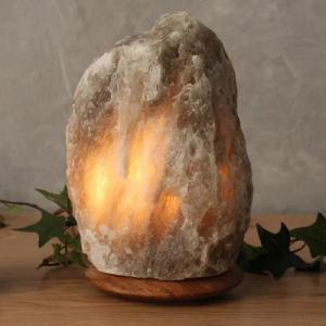 HIMALAYA SALT DREAMS Salzkristall-Tischlampe Rock, Leuchtmittel