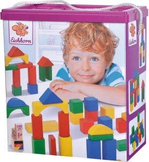 Eichhorn Bunt Spielbausteine, (100 St), Made