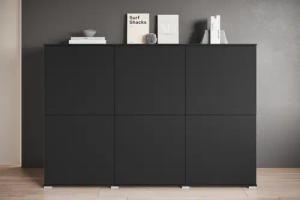 INOSIGN Highboard Kenia, moderne grifflose Hochkommode