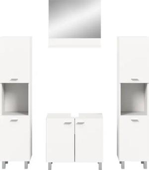 welltime Badmöbel-Set Tampa, Breite 137cm, 4-teilig,
