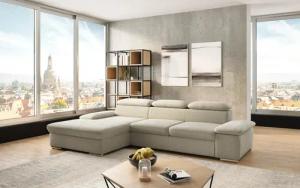 sit&more Ecksofa Valantine L-Form, inkl. Kopf-
