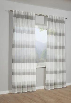 GARDINIA Gardine Schal mit Gardinenband Etamine,