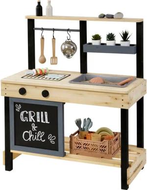 MUDDY BUDDY® Outdoor-Spielküche Grill & Chill