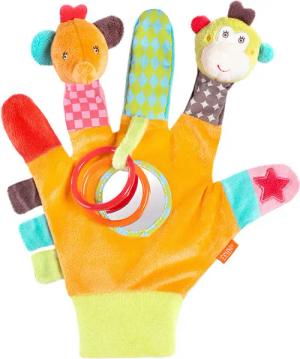 Fehn Fingerpuppe Classic Stars, Spielhandschuh Safari