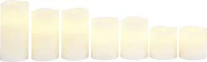 BONETTI Dekolicht LED-Kerze, Weihnachtsdeko, 7-teiliges Set,