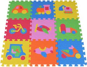 Knorrtoys® Puzzle Verkehr, 9 Puzzleteile, Puzzlematte,