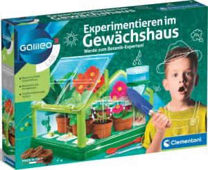 Clementoni® Experimentierkasten Galileo, Experimentieren im Gewächshaus,