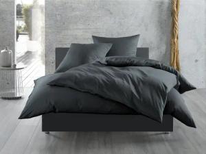 BETTWAESCHE-MIT-STIL Bettwäsche Mako Satin Bettwäsche uni