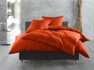 BETTWAESCHE-MIT-STIL Bettwäsche Mako Satin Bettwäsche uni