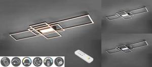 TRIO Leuchten LED Deckenleuchte MILA, Dimmfunktion,