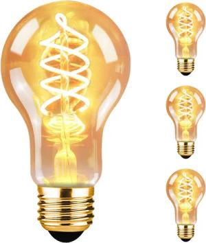 Nettlife LED-Leuchtmittel E27-A60 Leuchtmittel 2700K 4W