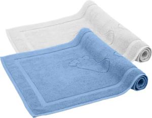 Komfortec Badematte Badvorleger aus 100% Baumwolle,