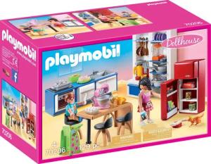 Playmobil® Familienküche (70206), Dollhouse Konstruktions-Spielset, (129