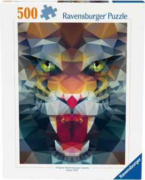 Ravensburger Puzzle Löwe aus Polygonen, 500