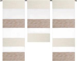 Clever-Kauf-24 Scheibengardine Mini Flächenvorhang 2280-13 beige