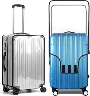 RWEUOQ Kofferhülle Transparent Kofferhülle Kofferschutzhülle Reisekoffer,