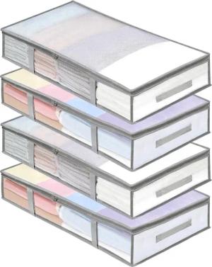 ibettertec Unterbettkommode (Set, 4 St)Aufbewahrungsbox Unterbettkommode