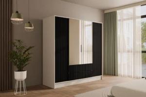 ALTDECOR Drehtürenschrank NOA (Kleiderschrank Garderobenschrank mit