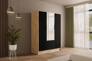 ALTDECOR Drehtürenschrank NOA (Kleiderschrank Garderobenschrank mit