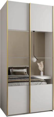ABIKS MÖBEL Schwebetürenschrank LUX 4 hoher