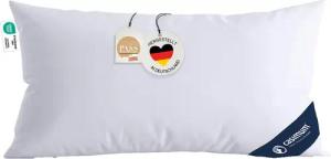 casimum 3-Kammer-Kopfkissen LUXUS Daunenkissen 80x80, Kopfkissen