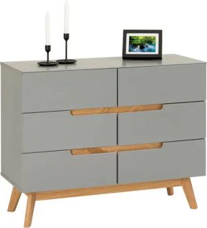 IDIMEX Kommode TIBOR, Sideboard Schubladenkommode skandinavisch