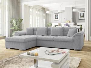 MIRJAN24 Ecksofa Diana Cord, mit Bettkasten