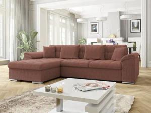 MIRJAN24 Ecksofa Diana Cord, mit Bettkasten