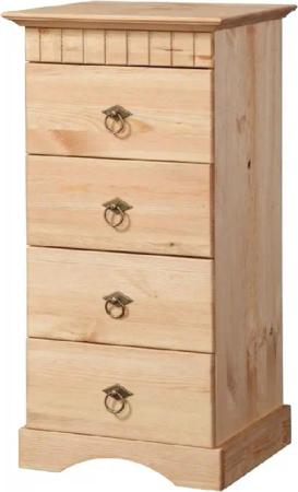 Clever-Moebel Badkommode Schubladenkommode Kiefernholz im Landhausstil