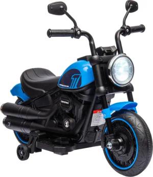 HOMCOM Elektro-Kindermotorrad Kinderfahrzeug mit 2 abnehmbaren