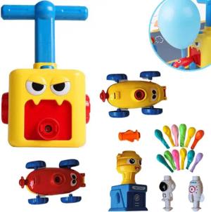 Starlyf Spielzeug-Auto Balloon Racer, (Spar-Set, 22-tlg.,
