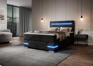 wonello Boxspringbett New York (Samtstoff), inkl.