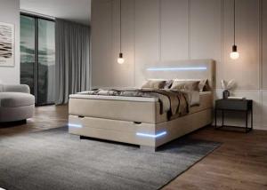 wonello Boxspringbett New York (Samtstoff), inkl.