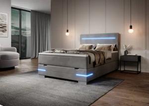 wonello Boxspringbett New York (Samtstoff), inkl.