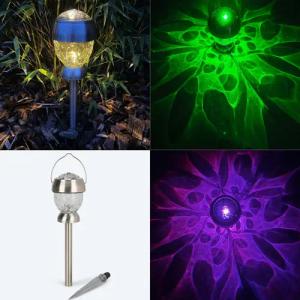 Online-Fuchs LED Solarleuchte 4er Set Solarleuchten