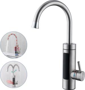 HOMELIVE Küchenarmatur mit durchlauferhitzer,Spültischarmatur küche,küchenarmatur edelstahl