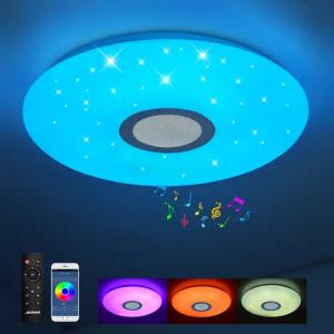 JDONG LED Deckenleuchte Dimmbar mit Bluetooth