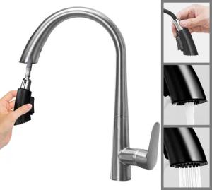 SEHAUSEU Küchenarmatur Wasserhahn Küche Bad Spültischarmatur