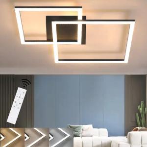 Nettlife LED Deckenleuchte Kristall Wohnzimmer Dimmbar
