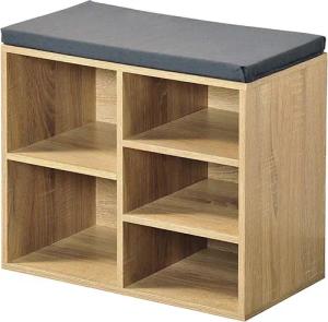 HTI-Living Schuhregal Garderobenbank mit 5 Fächern,