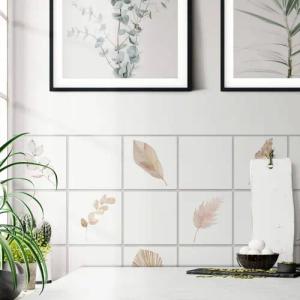 K&L Wall Art Fliesenaufkleber selbstklebend Klebefliese