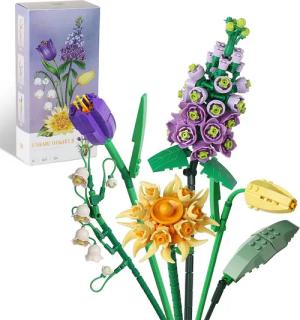 Kunstblumenstrauß Bouquet Building Set 534PCS Spielbausteine