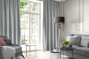 Design91 Vorhang Samtvorhänge Wohnzimmer Schlafzimmer Blickdicht