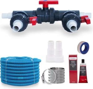 EVOLUTION Pool-Wärmepumpe Anschluss-Set für Schlauchanschluss d