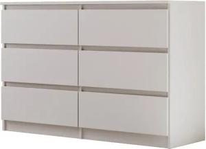 Beautysofa Kommode mit sechs Schubladen LEMON,