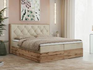 MKS MÖBEL Boxspringbett VENETO (Polsterbett, zwei