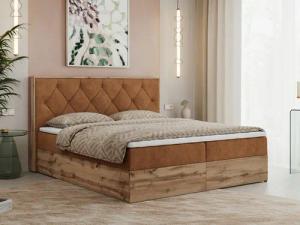 MKS MÖBEL Boxspringbett VENETO (Polsterbett, zwei