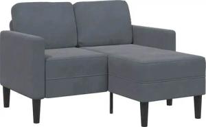 vidaXL Sofa 2-Sitzer-Sofa mit Chaiselongue L-Form