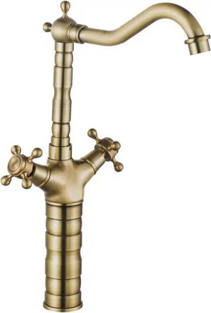 wohnwerk.idee Badarmatur Waschbeckenarmatur Wasserhahn Gold Schwarz
