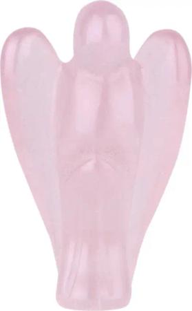 Morella Edelstein Engel Handschmeichler, Rosenquarz Edelstein